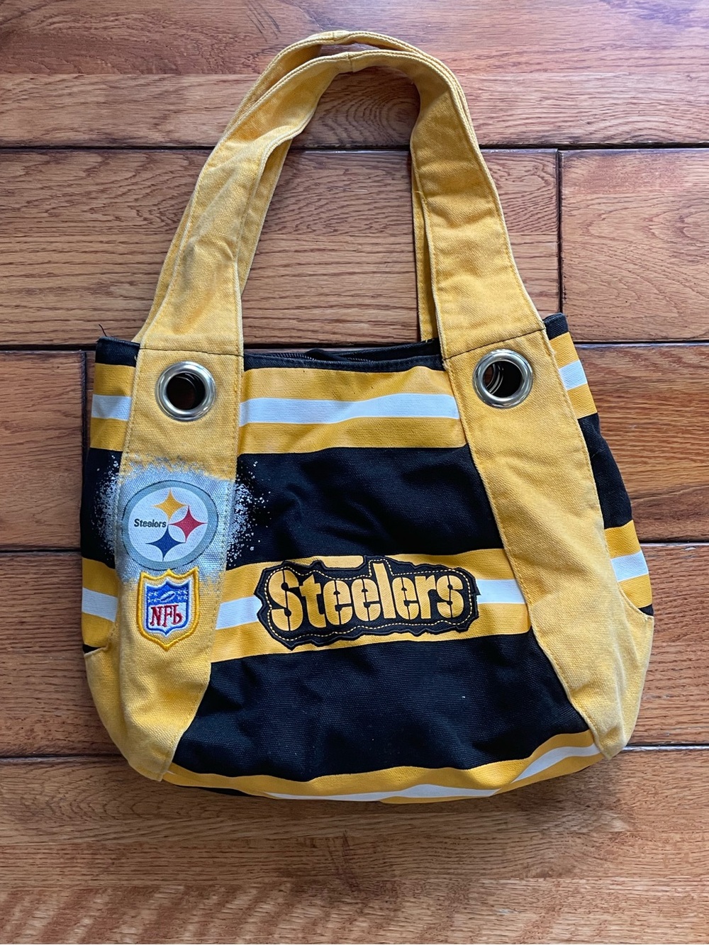 Pittsburgh Steelers Black and Gold Tote Bag